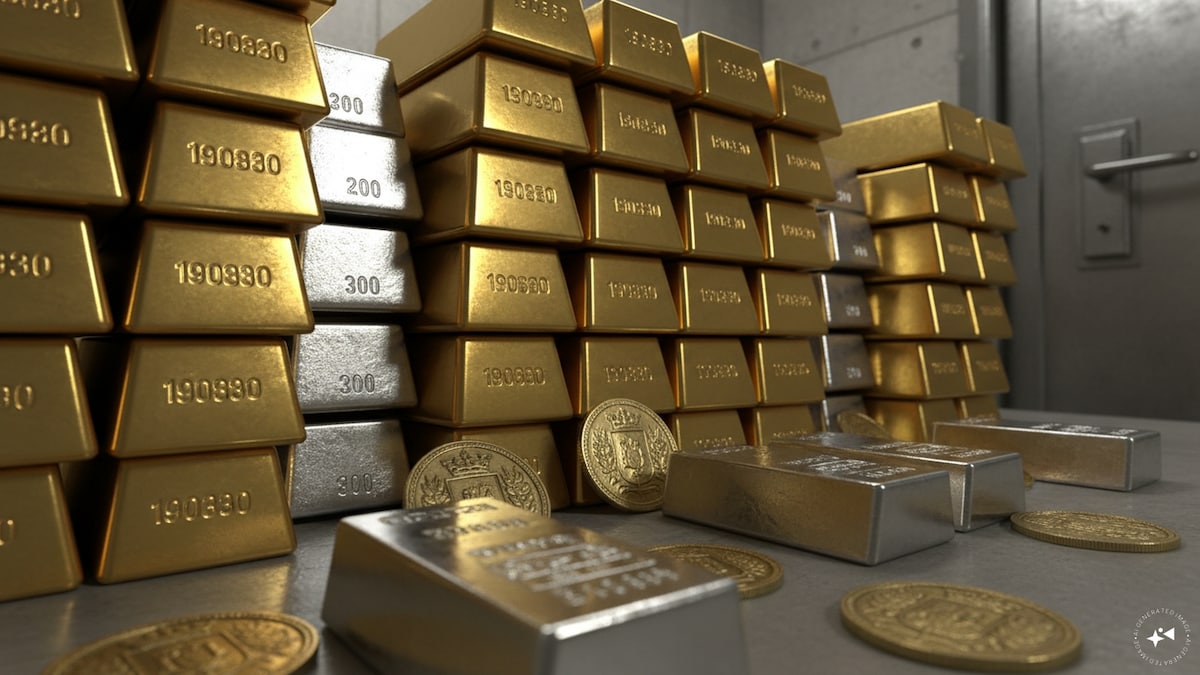 Gold eases from two-week high; silver slips ahead of Fed meeting