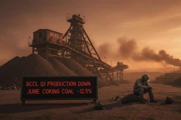 BCCL Q1 coal production falls; June coking coal output drops 12.5%