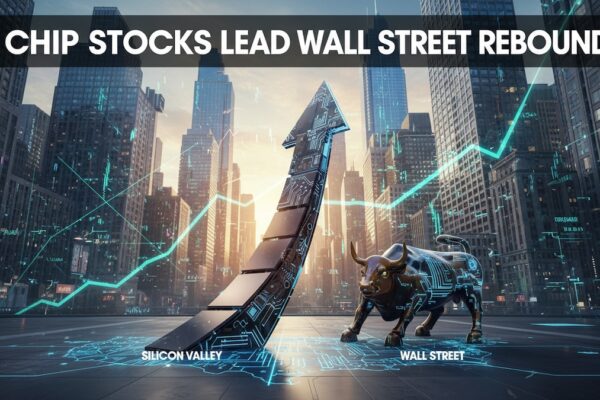 Chip stocks lead Wall Street Rebound on Tuesday, disregard surge in crude prices