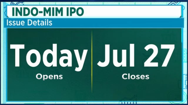 Indo MIM says existing capacity can support growth without major capex