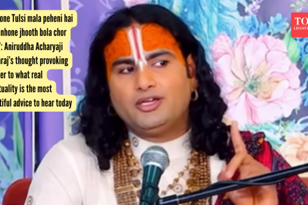 “Jinhone Tulsi mala peheni hai kya unhone jhooth bola chor dia?”: Aniruddha Acharyaji Maharaj’s thought provoking answer to what real spirituality is the most beautiful advice to hear today