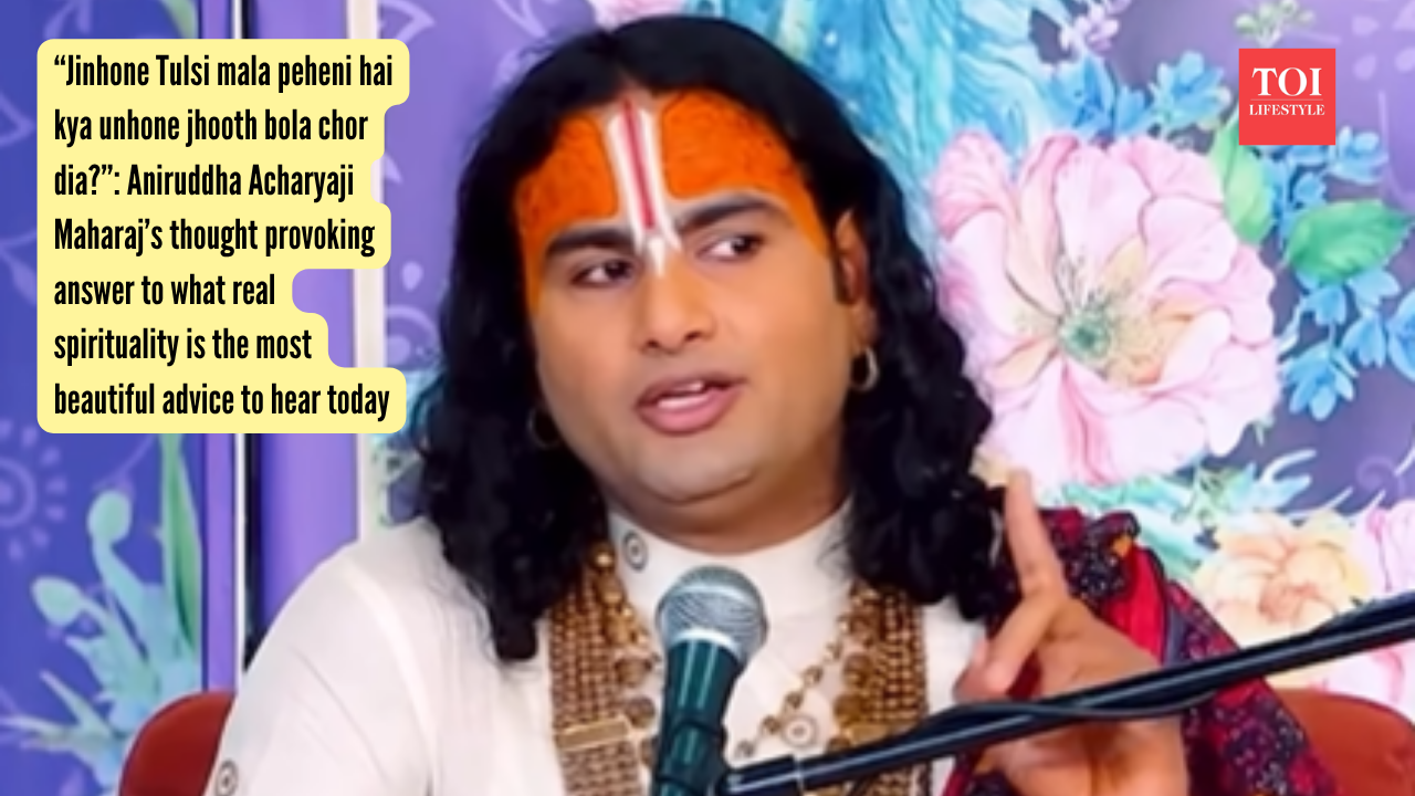 “Jinhone Tulsi mala peheni hai kya unhone jhooth bola chor dia?”: Aniruddha Acharyaji Maharaj’s thought provoking answer to what real spirituality is the most beautiful advice to hear today