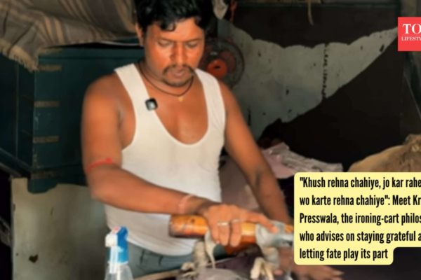 Krishan Presswala: "Khush rehna chahiye, jo kar rahe hain wo karte rehna chahiye": Meet Krishan Presswala, the ironing-cart philosopher, who advises on staying grateful and letting fate play its part
