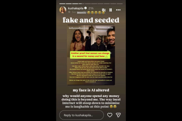 Samay Raina: Kusha Kapila says she has no connection to Samay Raina; calls out AI pics: ‘Stop minimising women. Let's all move on’ | Hindi Movie News