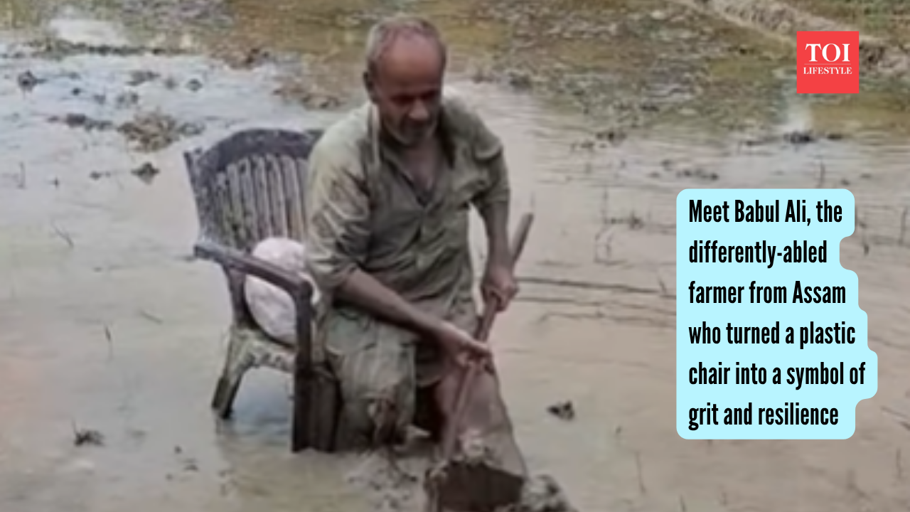 Meet Babul Ali, the differently-abled farmer from Assam who turned a plastic chair into a symbol of grit and resilience |
