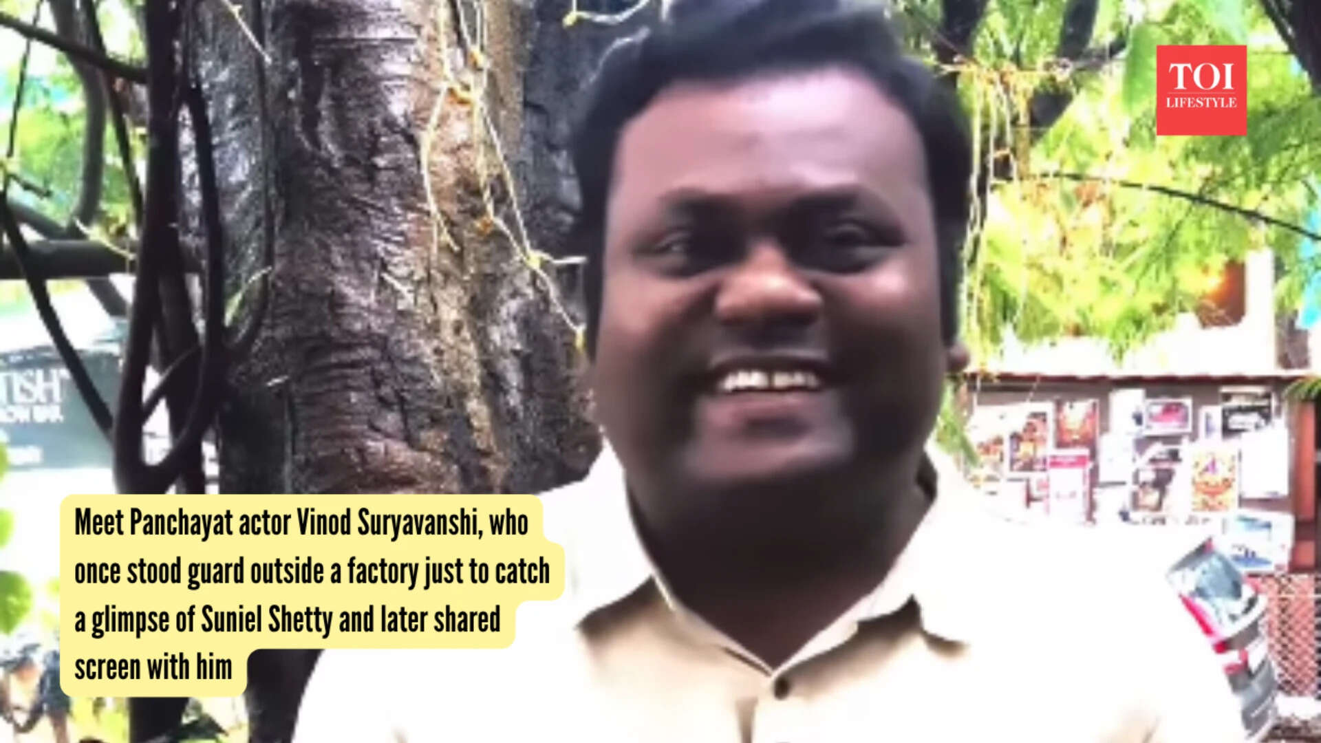 Suniel Shetty: Meet Panchayat actor Vinod Suryavanshi, who once stood guard outside a factory just to catch a glimpse of Suniel Shetty and later shared screen with him