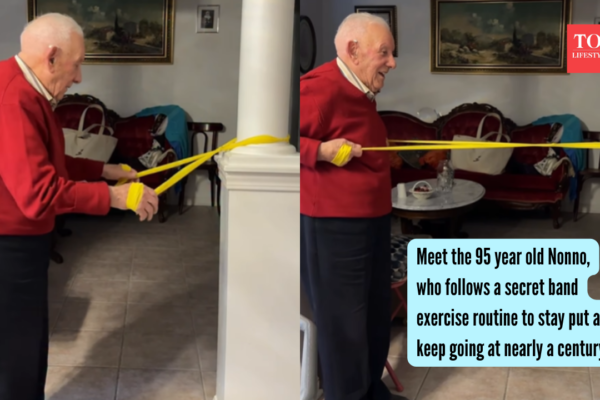 Nonno Exercise Routine: Meet the 95 year old Nonno, who follows a secret band exercise routine to stay put and keep going at nearly a century