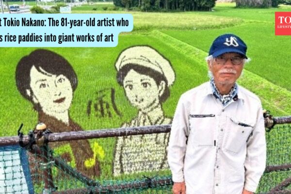Meet Tokio Nakano: The 81-year-old artist who turns rice paddies into giant works of art