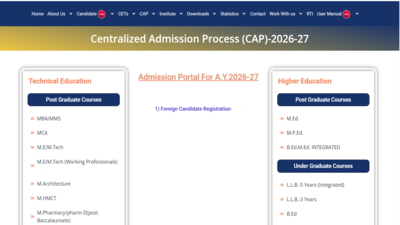 MHT CET merit list 2026 released at cetcell.mahacet.org: Direct link to downoad here