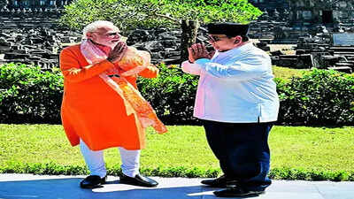 Modi, Prabowo inaugurate temple restoration project | India News