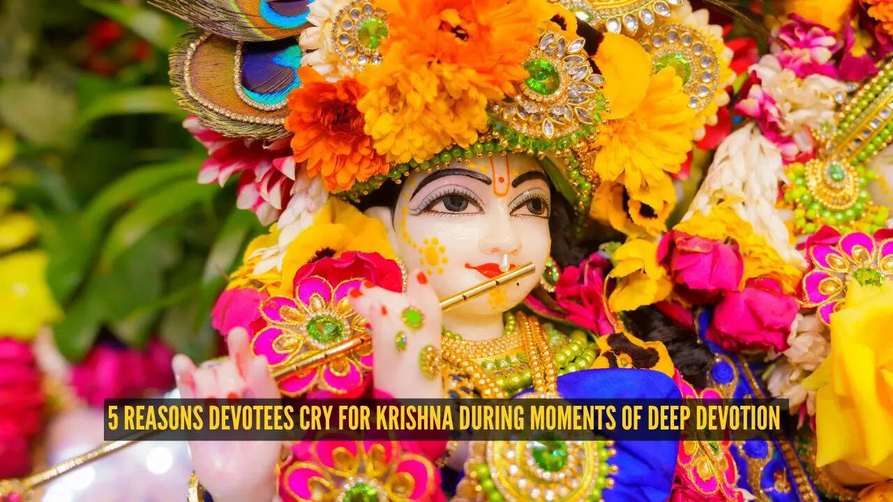 5 reasons devotees cry for Krishna during moments of deep devotion