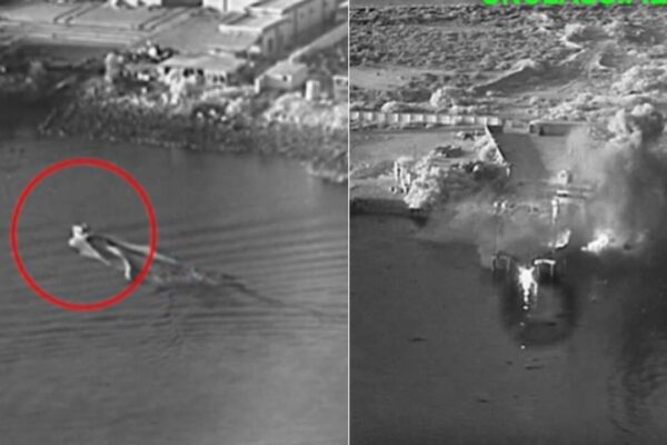 Watch: How US used sea drones in combat for 1st time to strike Iran submarine, ship maintenance facility