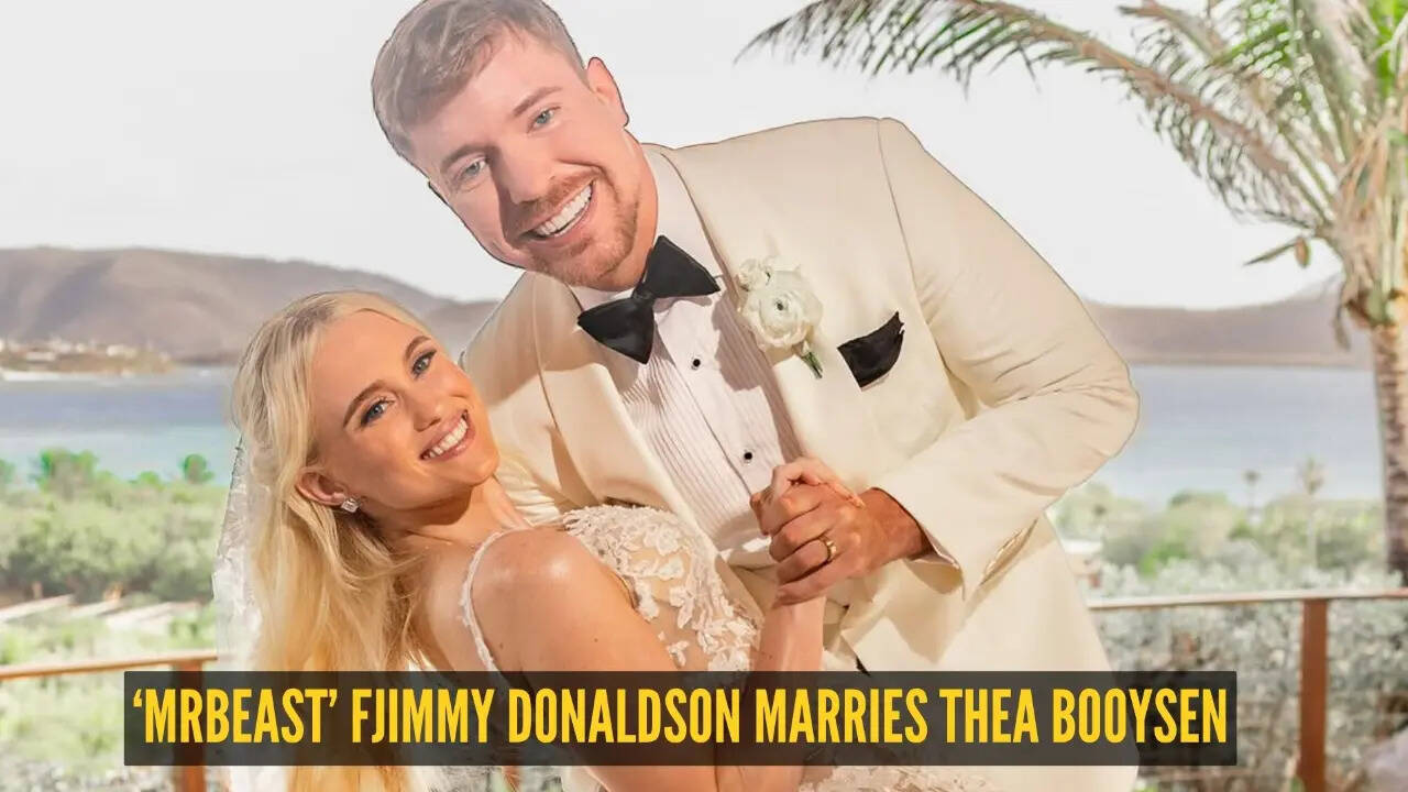 Jimmy Donaldson weds Thea Booysen, shares wedding pictures