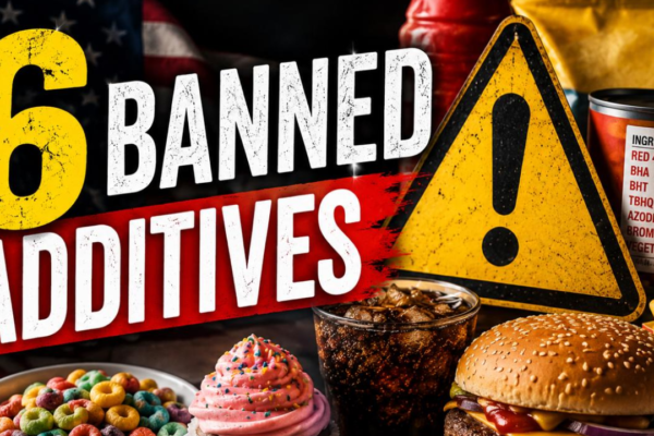 6 food ingredients used in the US but banned in many parts of the world