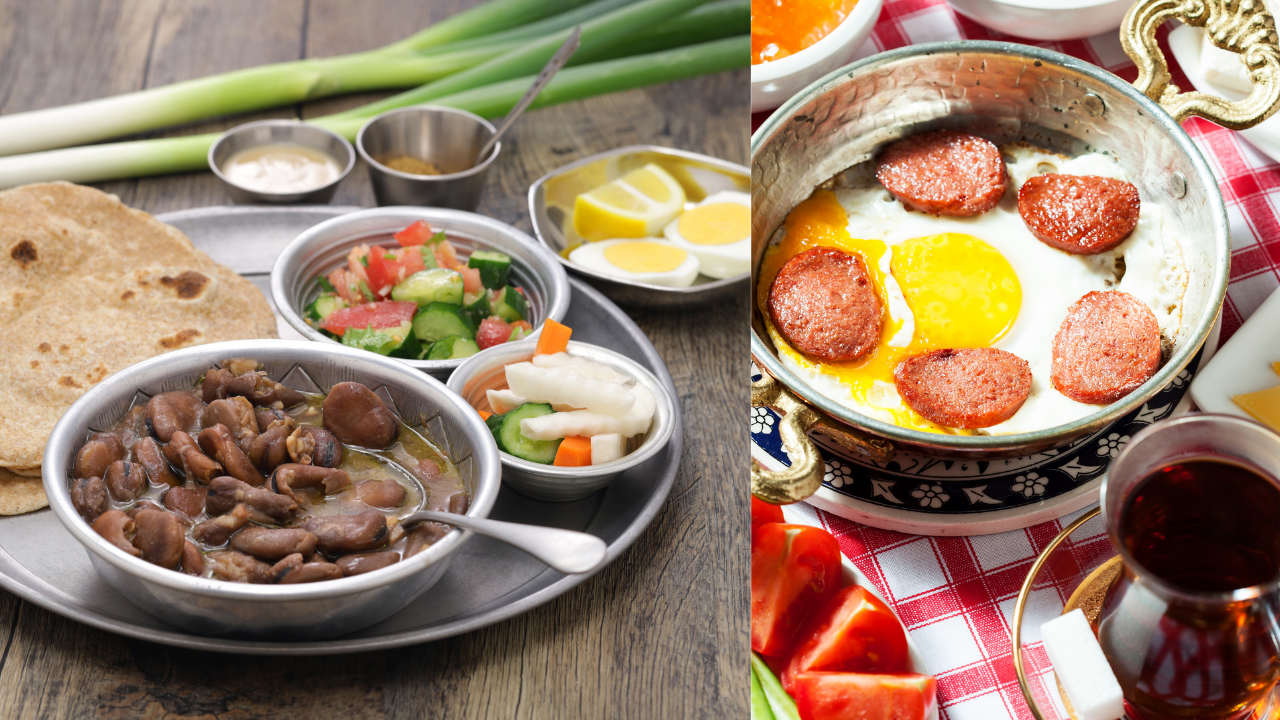 Breakfasts from 12 countries that look nothing alike