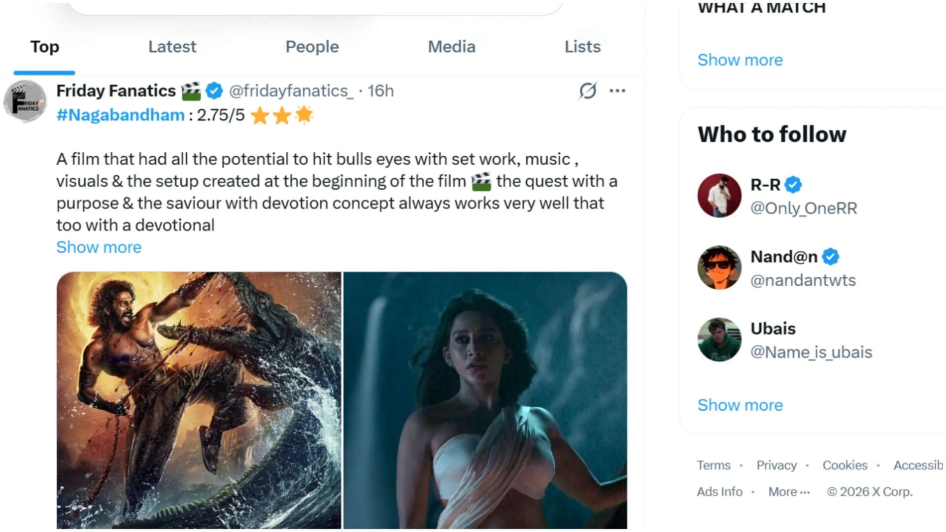 'Nagabandham' X review: Virat Karrna's mythological drama divides audiences, Visuals win praise; Screenplay faces criticism | Telugu Movie News