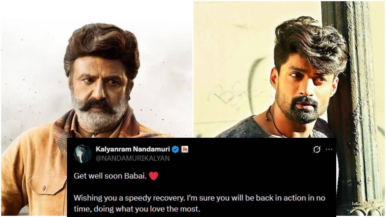 Nandamuri Kalyan Ram reacts to Balakrishna's injury; says, 'I'm sure you will be back in action in no time' | Telugu Movie News