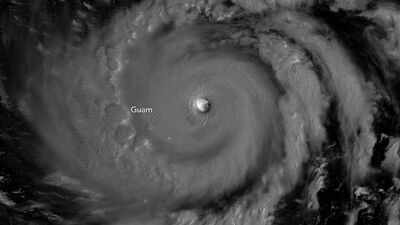 Nasa captures stunning view of Super Typhoon Bavi from space |