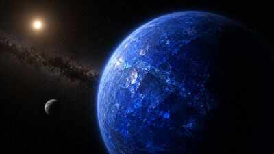 Nasa discovered a deep blue planet 63 light-years away, but its blue colour comes from glass, not water |