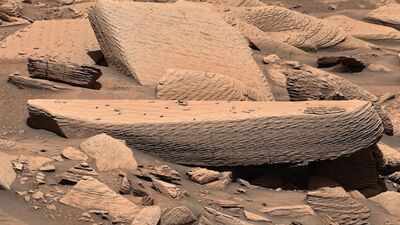 Nasa's Curiosity rover discovers evidence of an ancient sandstorm preserved in Mars rocks for billions of years |