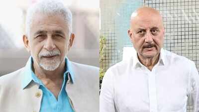 Anupam Kher clarifies Naseeruddin Shah and him have hugged and patched up as 6-year old video goes viral, replies to trolling over Ram Mandir in Ayodhya: 'Why are you threatened by my shadow?' | Hindi Movie News