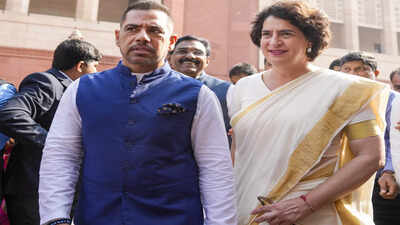 'When legal route fails, they intimidate': BJP links Priyanka Gandhi, Robert Vadra to alleged Uttarakhand land-grab bid | India News