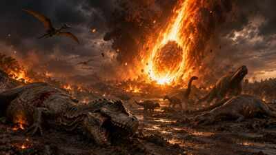 New study suggests many dinosaurs may have died within hours, not months, after the asteroid struck Earth |