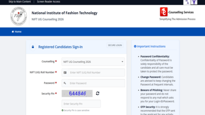 NIFT Counselling 2026 Round 2 choice filling begins: Check direct link to apply here