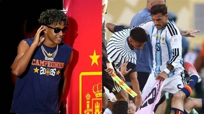 Leandro Paredes stays silent on ugly World Cup final brawl in Instagram post as Lamine Yamal mocks him with Gavi poster