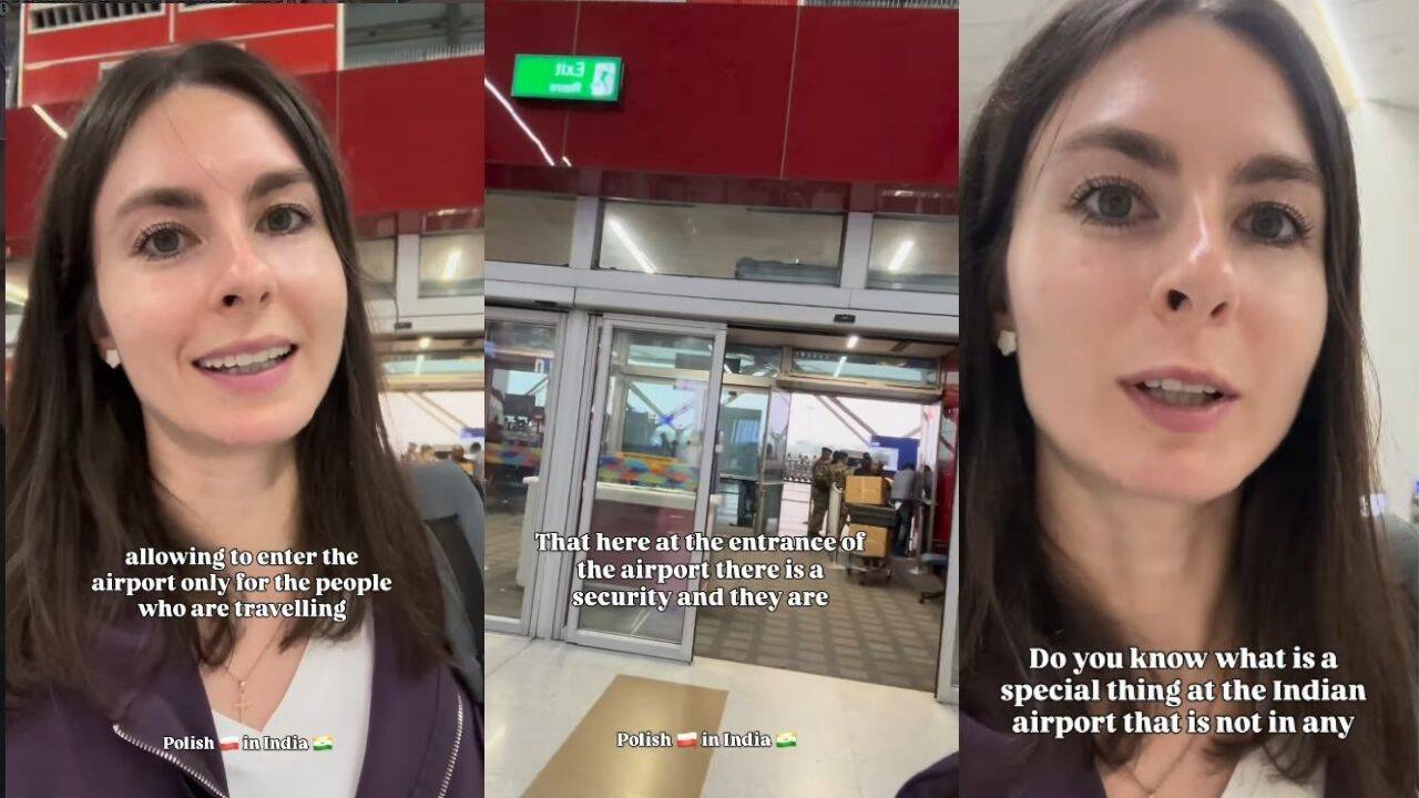 Indian Airports: A foreign tourist explains the difference between Indian and other international airports, "They are allowing people to enter who are..."