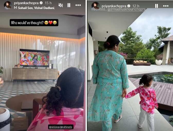 'Who would've thought?': Priyanka Chopra on daughter Malti Marie watching her 'Tune Maari Entriyaan' song; drops pic of little one's reunion with grandmom | Hindi Movie News