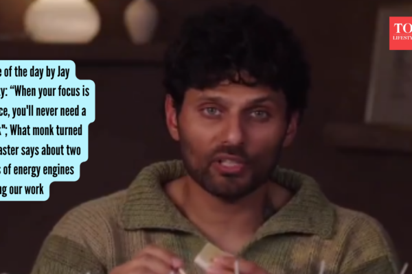 Jay Shetty: Quote of the day by Jay Shetty: “When your focus is service, you'll never need a break"; What monk turned podcaster says about two types of energy engines fueling our work