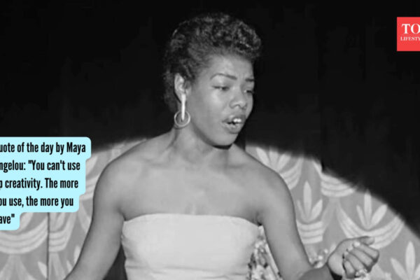 Maya Angelou: Quote of the day by Maya Angelou: "You can't use up creativity. The more you use, the more you have"