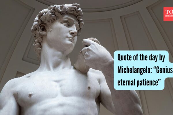 Quote of the day by Michelangelo: “Genius is eternal patience” |