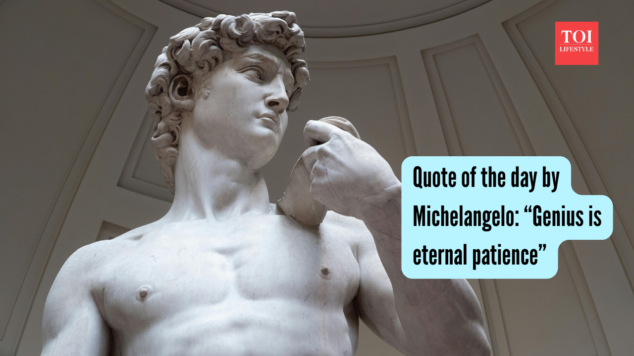 Quote of the day by Michelangelo: “Genius is eternal patience” |