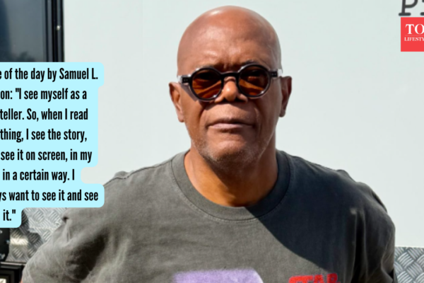 Samuel L. Jackson Quote: Quote of the day by Samuel L. Jackson: "I see myself as a storyteller. So, when I read something, I see the story, and I see it on screen, in my head, in a certain way. I always want to see it and see me in it."