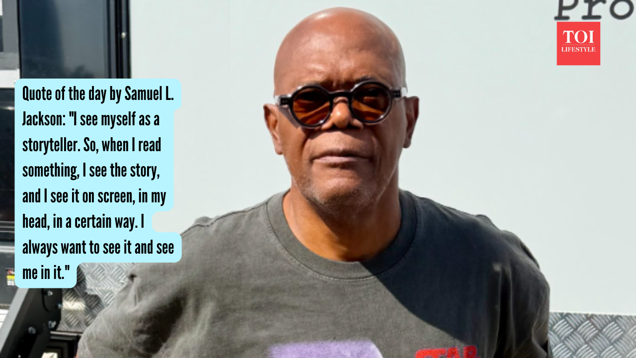 Samuel L. Jackson Quote: Quote of the day by Samuel L. Jackson: "I see myself as a storyteller. So, when I read something, I see the story, and I see it on screen, in my head, in a certain way. I always want to see it and see me in it."