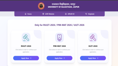 Rajasthan University opens PG admissions 2026 today, registrations begin for 28 postgraduate programmes: Check steps to apply here