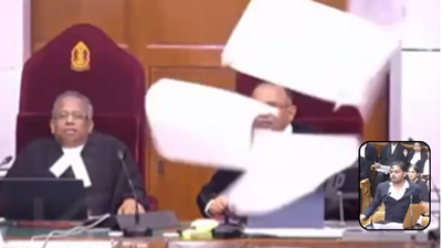 'I order you to order ...' : High drama in SC as petitioner uses cuss words for CJI, throws papers | India News