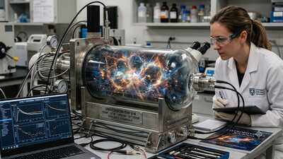 Scientists recreated a tiny piece of the early universe inside a glass tube to study how life's building blocks formed |