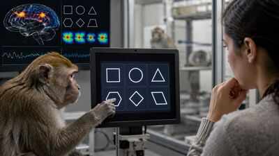 Humans may not be the only primates with geometric intuition as monkeys recognise shapes in remarkably similar ways, study finds |