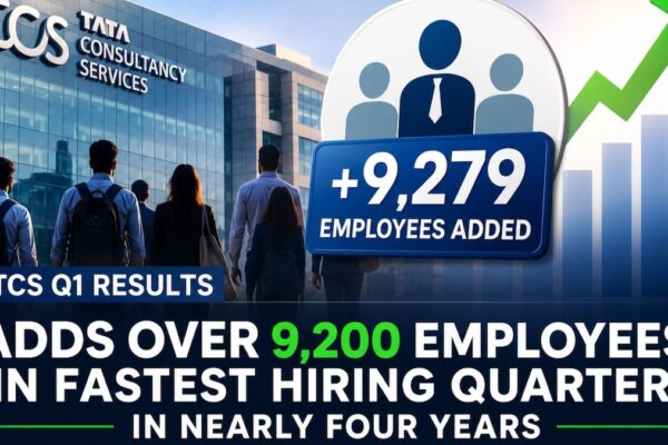 TCS adds over 9,200 employees in fastest hiring quarter in nearly four years