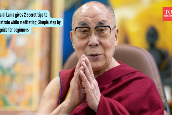 Dalai Lama Meditation Tips: The Dalai Lama gives 2 secret tips to concentrate while meditating: Simple step by step guide for beginners
