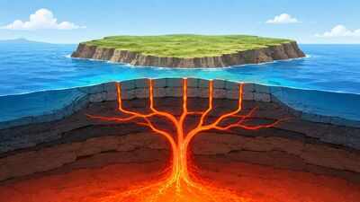 The world’s largest oceanic plateau formed more than 100 million years ago, but scientists have now found the ancient magma pathways still hidden beneath it |