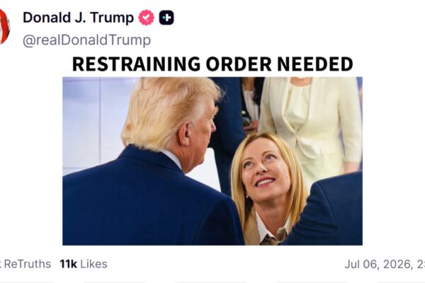Theo Francken: 'She's the queen, leave her alone': Belgian defence minister backs Italian PM Meloni over Trump's restraining order joke
