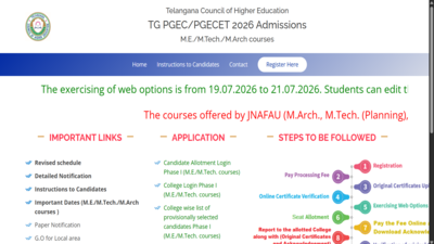 TS PGECET 2026 seat allotment result out at pgecetadm.tgche.ac.in; direct link to download here