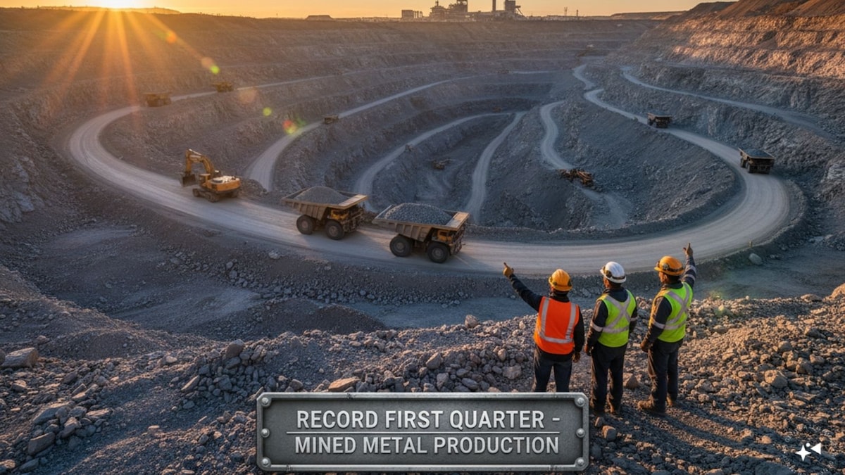 Hindustan Zinc reports highest-ever first-quarter mined metal production