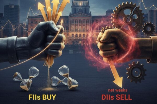 FIIs make a comeback on Dalal Street after four straight days of selling while domestic investors turn sellers