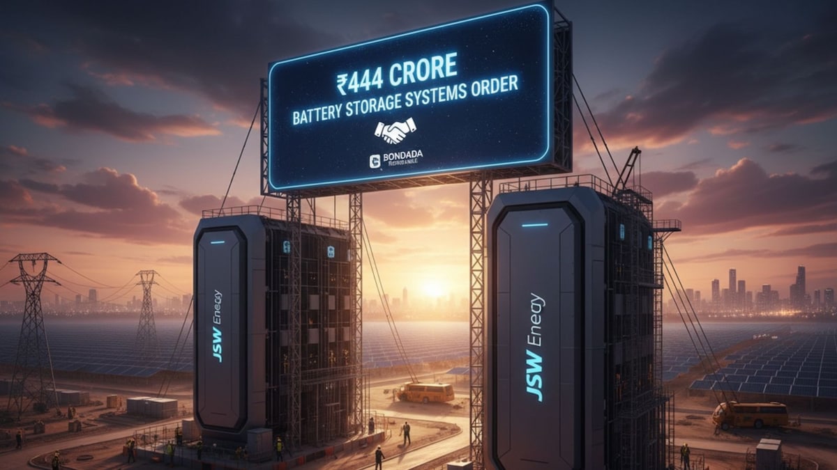 JSW Energy bags ₹444 crore battery storage order from Bondada Renewable