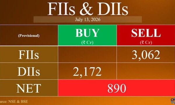 FIIs turn sellers again, pull out ₹3,062 crore as DIIs lend support